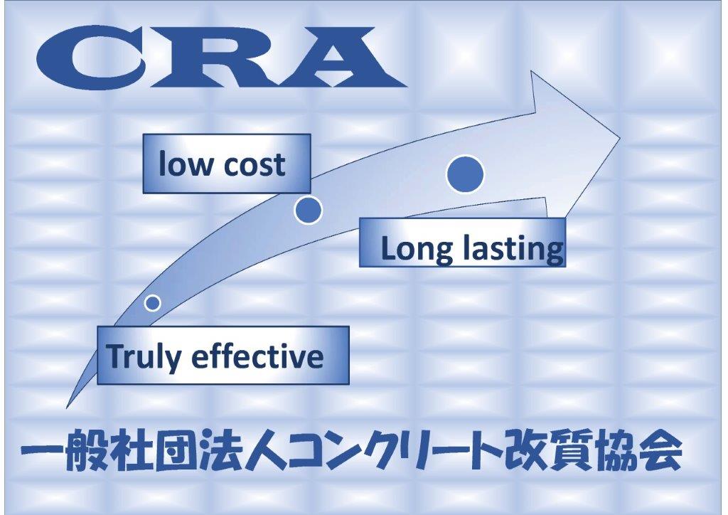 一般社団法人コンクリート改質協会　CRA　ロゴ
